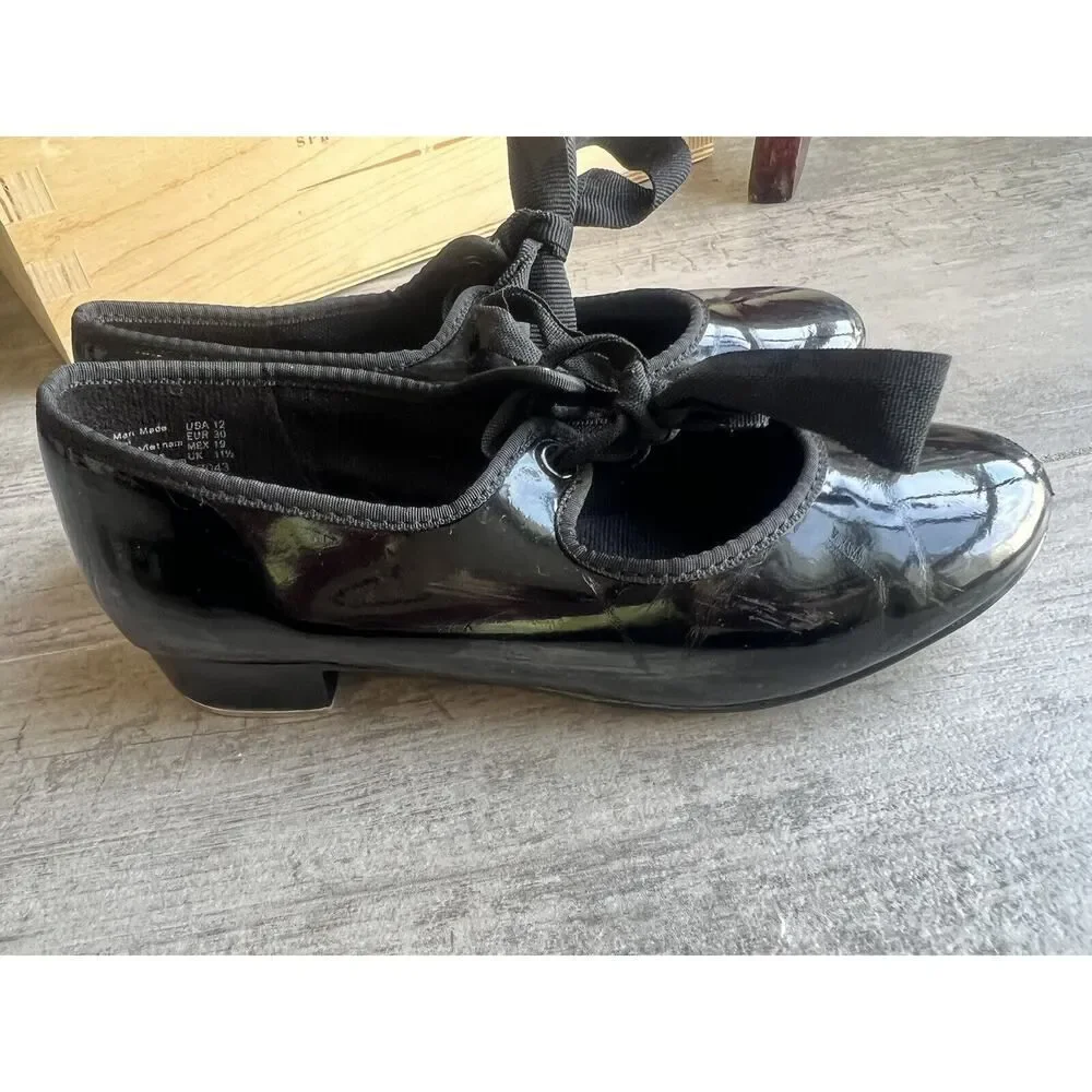 ABT American Ballet Theatre Spotlights Toddler Little Kid Black Tap Shoes 12 M
